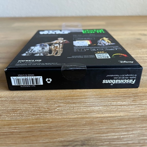 New Fascinations Metal Earth Star Wars R2-D2 & C-3PO Metal Building Kit Sealed - Picture 5 of 7